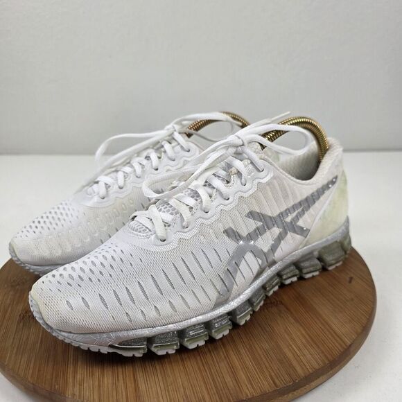 ASICS GEL-Quantum 360 5 Shoes WomensSize 10 White Silver Running Sneakers T5J6N - Picture 2 of 16